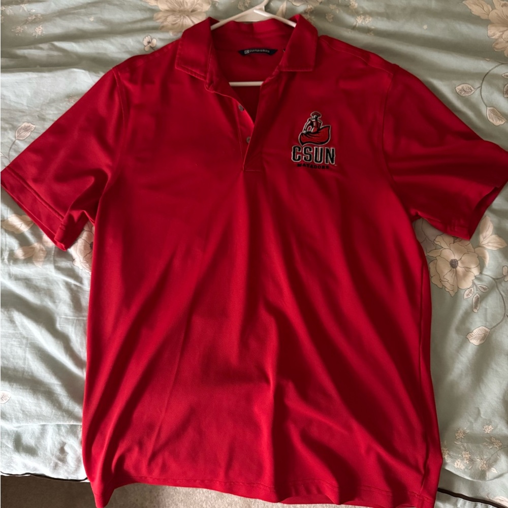 CSUN Red Polo Shirt